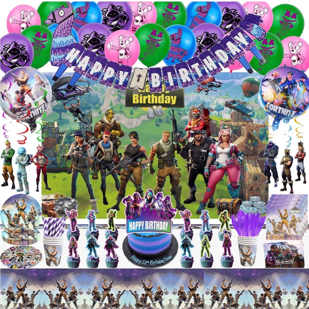Fortnite Party Supply Set! *everything included for the TEEN DREAM*